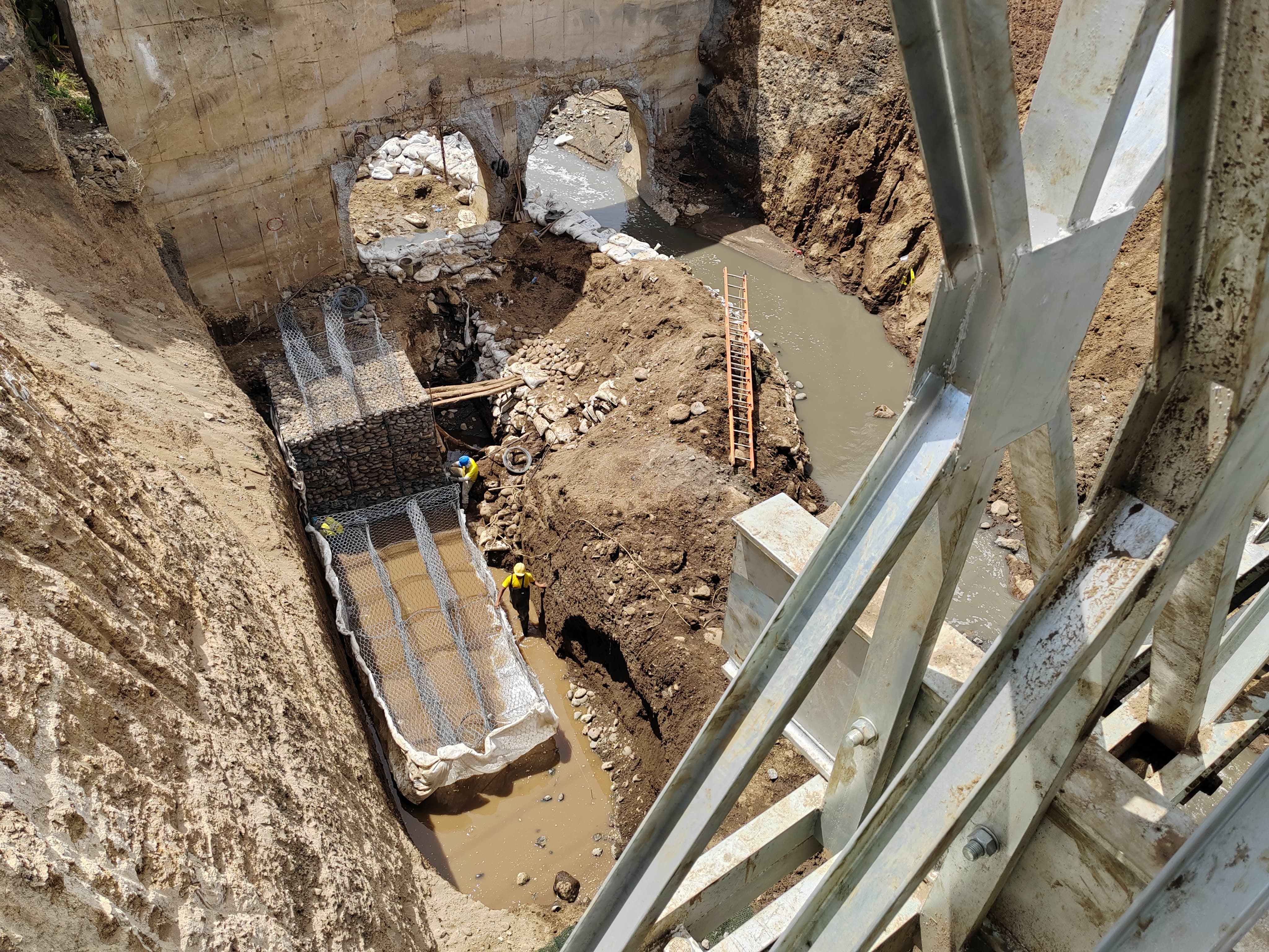 Hundimiento en Villa Nueva: construcción de puente en km 17.5 al ...