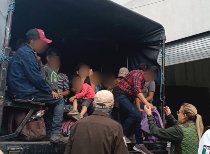 485 migrantes guatemaltecos en Puebla