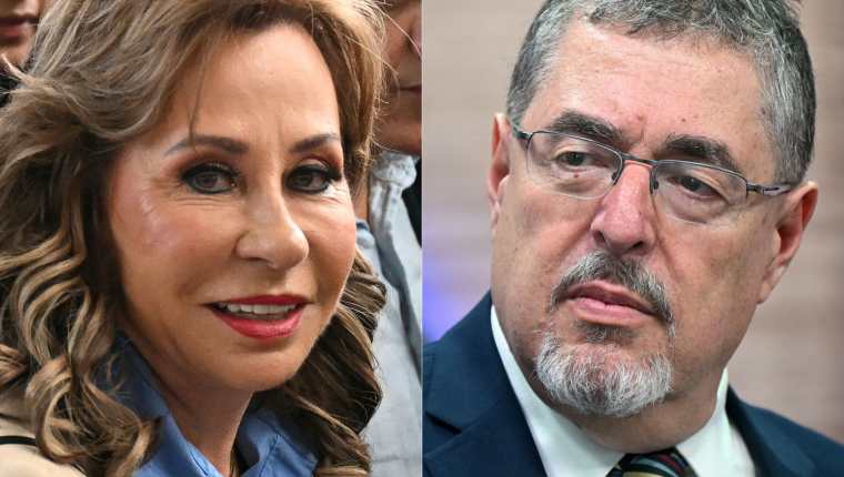 Sandra Torres y Bernardo Arévalo van a disputarse la presidencia en la segunda vuelta de este 20 de agosto. Fotografía: Prensa Libre (Johan Ordoñez/AFP).