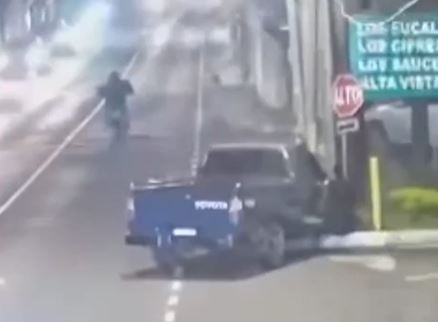 Accidente de tránsito en Santa Catarina Pinula