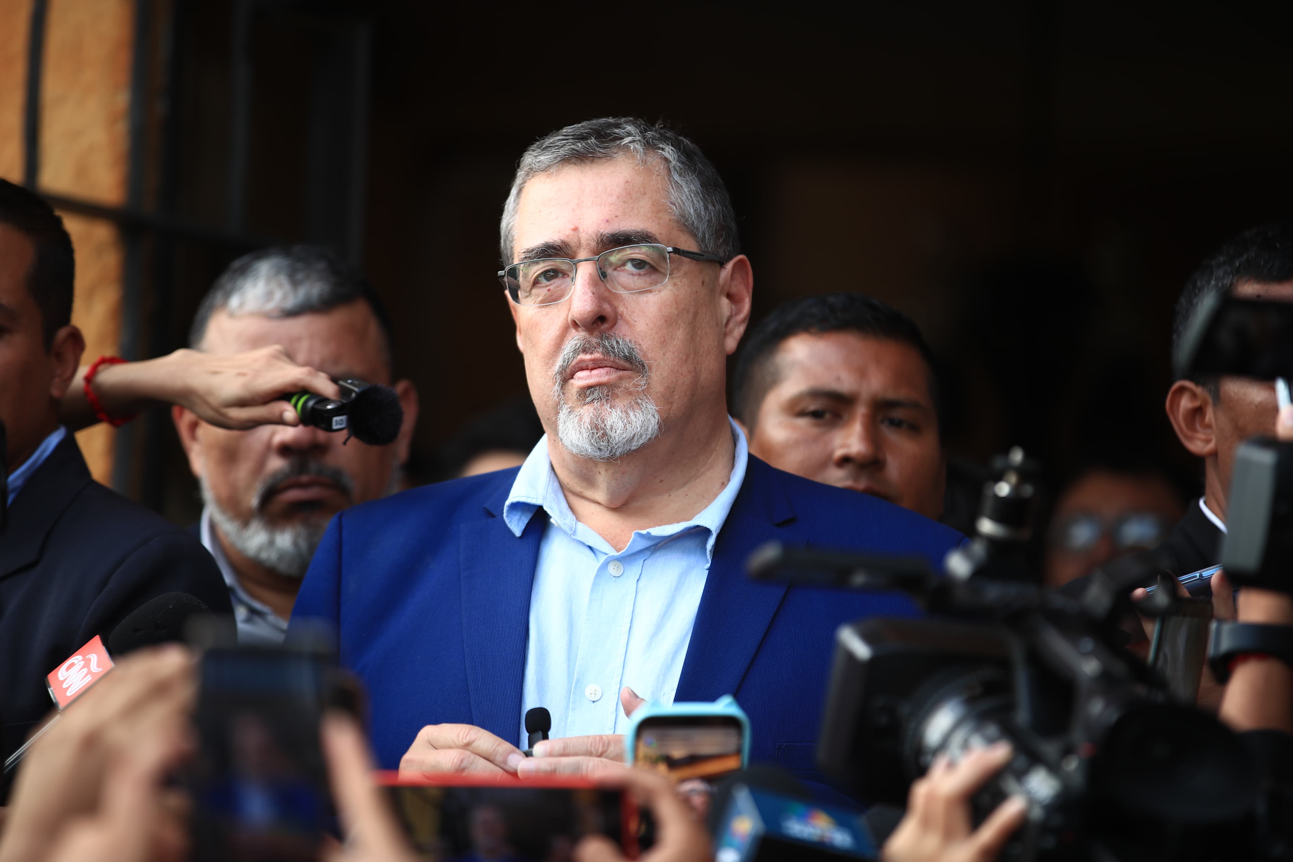 Bernardo Arévalo, del Movimiento Semilla, gobernará el país por los próximos cuatro años.  (Foto Prensa Libre: Carlos Hernández Ovalle).