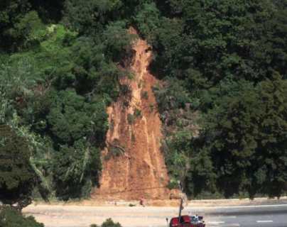 Ruta a El Salvador: Autoridades anuncian acciones para minimizar impacto de derrumbe en el km 12