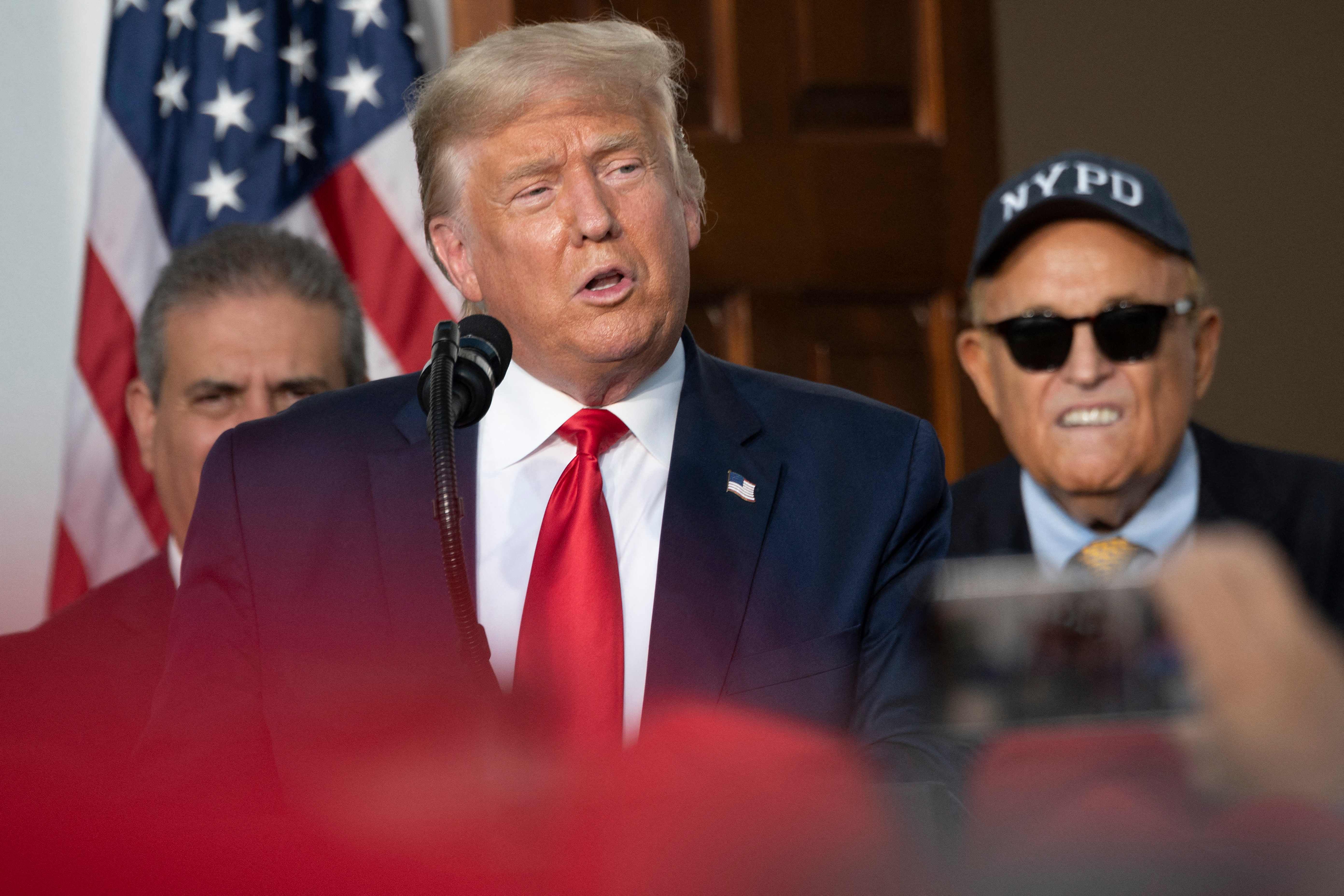 El magnate inmobiliario Donald Trump comparecerá como acusado penal.  (Foto Prensa Libre: AFP)