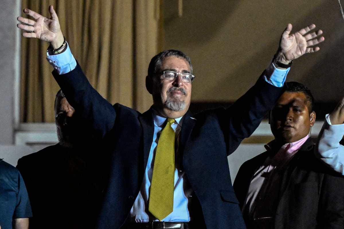 Bernardo Arévalo, presidente electo de Guatemala. (Foto Prensa Libre: AFP)