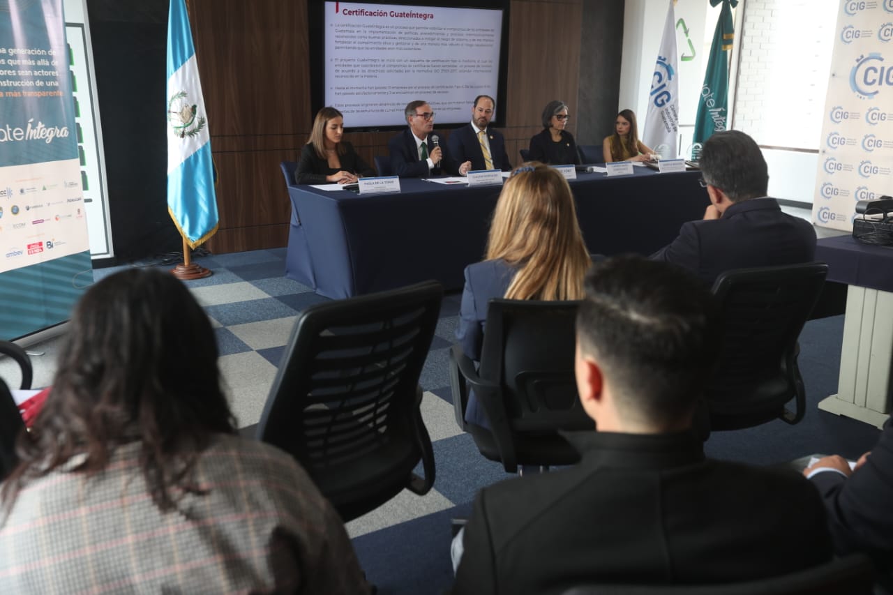 GuateÍntegra certificaciones anticorrupción