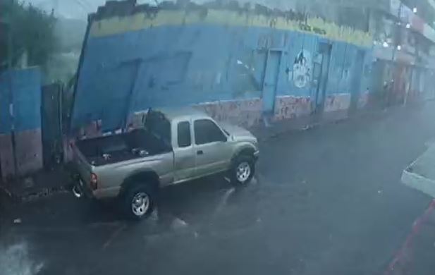 Pared colapsa en Retalhuleu