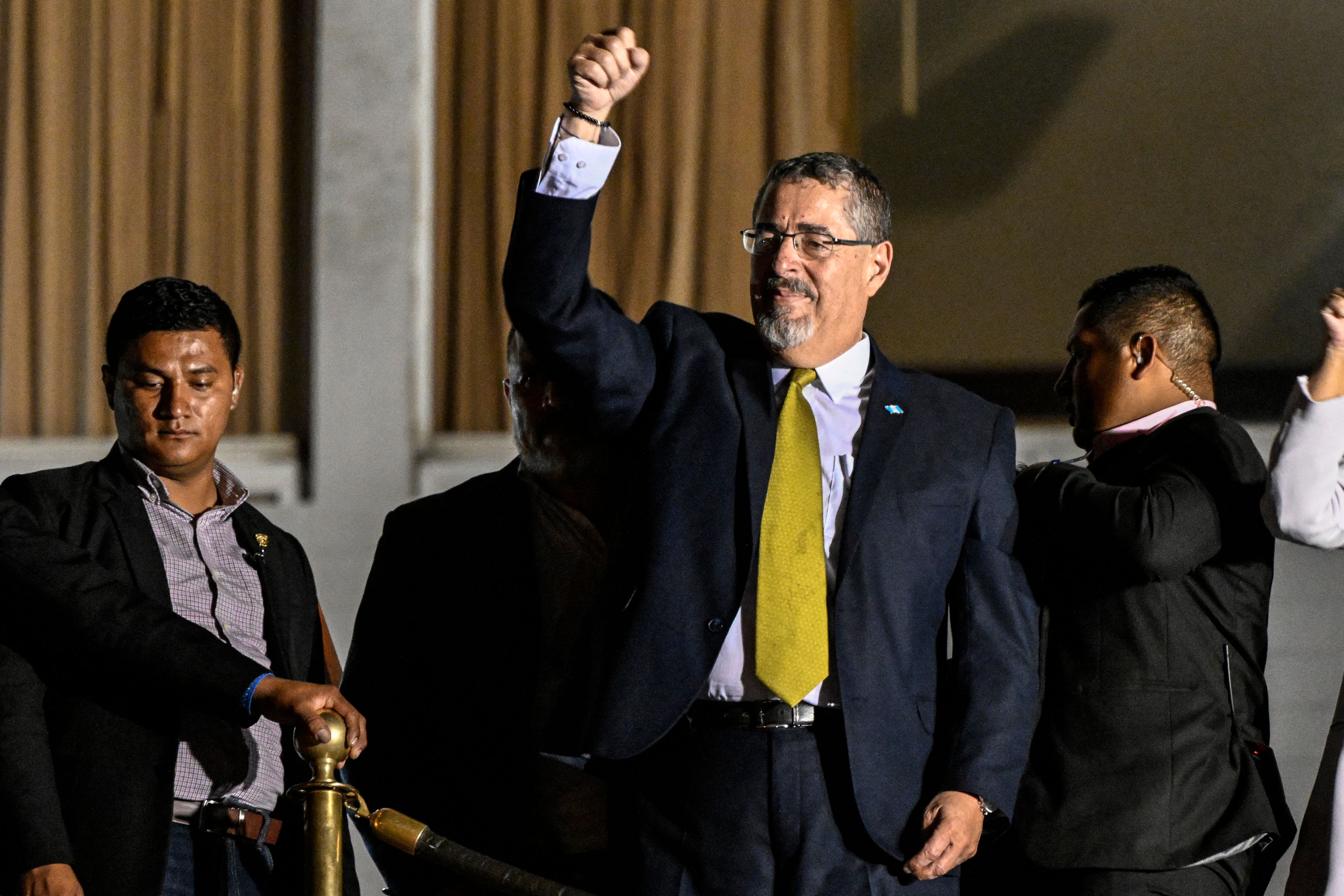 Bernardo Arévalo fue electo presidente de Guatemala en una elección de segunda vuelta. (Foto Prensa Libre: AFP)