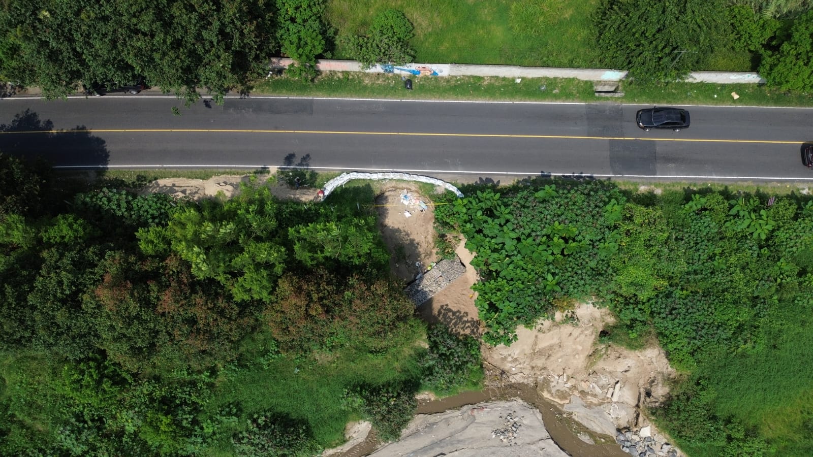 Nuevo hundimiento Villa Nueva