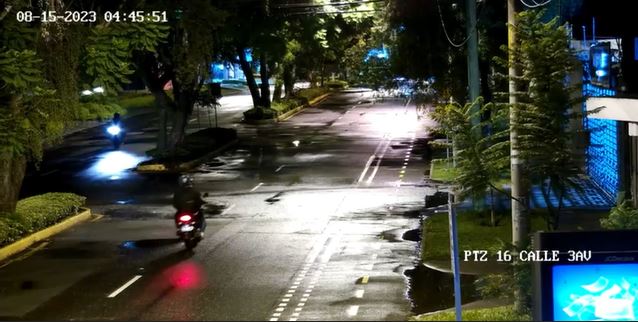 En una calle de la zona 14 ocurrió un asalto a una mujer que salió a hacer ejercicio. Sucedió el 15 de agosto a eso de las 4.45 horas. (Foto Prensa Libre: captura de pantalla).