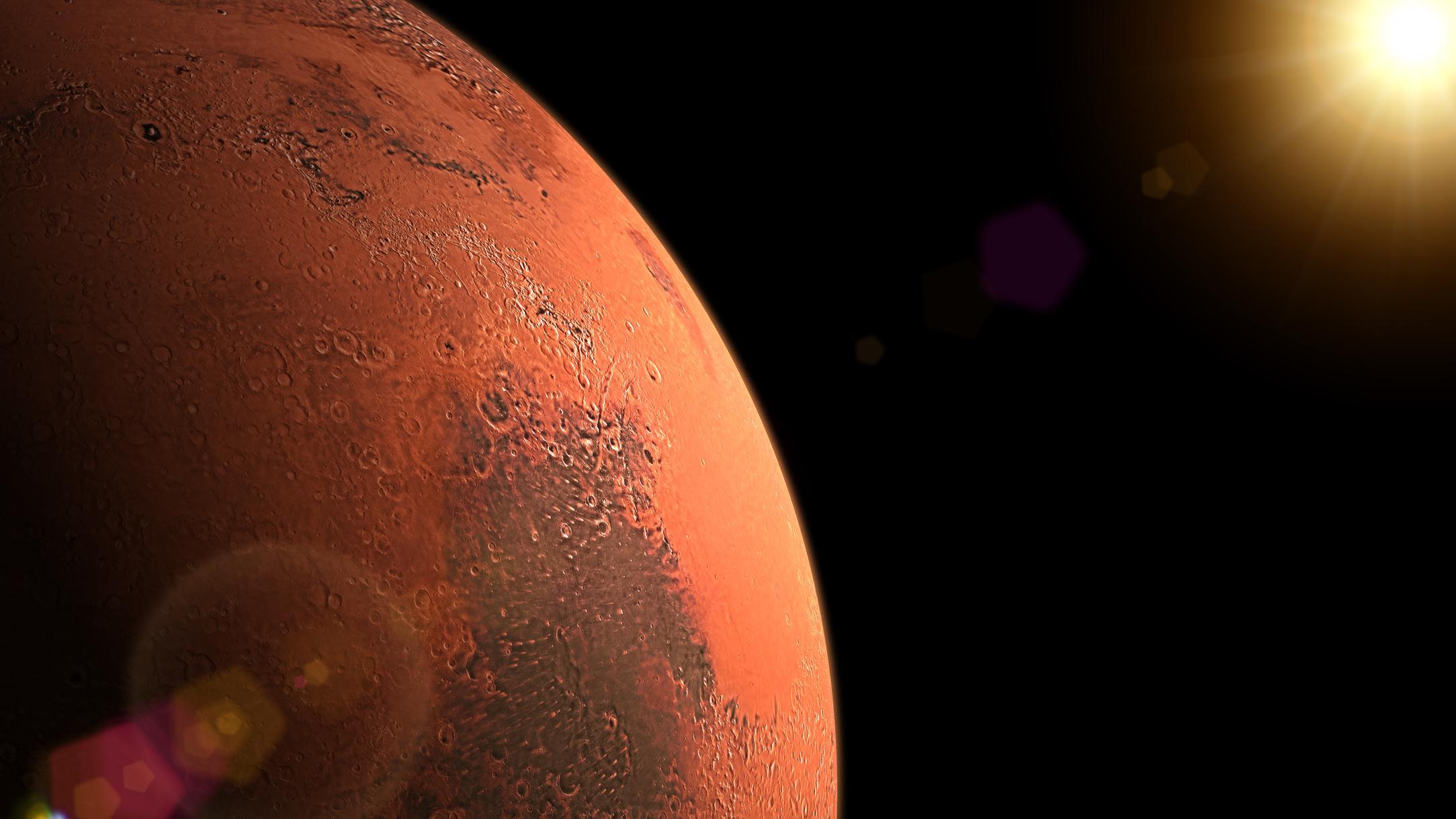 El día en Marte se ha acortado por una fracción de milisegundo. (GETTY IMAGES)