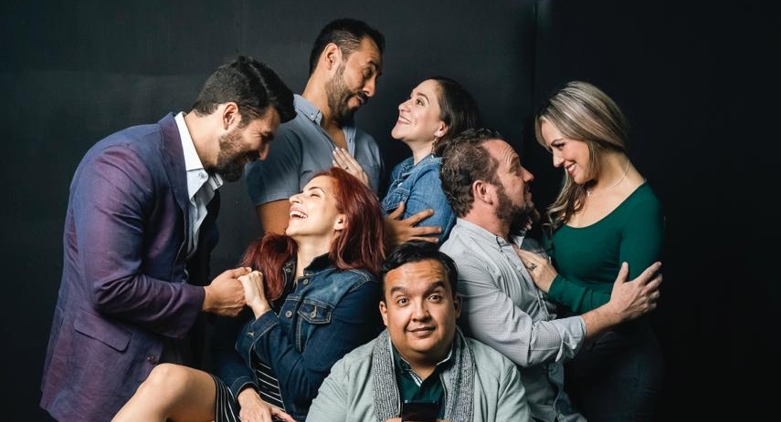 Actores guatemaltecos dan vida a la exitosa historia  que se presenta en el Teatro Dick Smith, en la zona 4..  (Foto Prensa Libre: cortesía 5a. Columna)