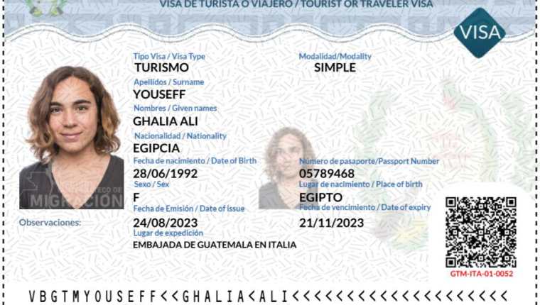 DiseÃ±o de las nuevas visas de Guatemala, que serÃ¡n unificadas entre MigraciÃ³n y Minex y con mÃ¡s medidas de seguridad. (Foto Prensa Libre: IGM)