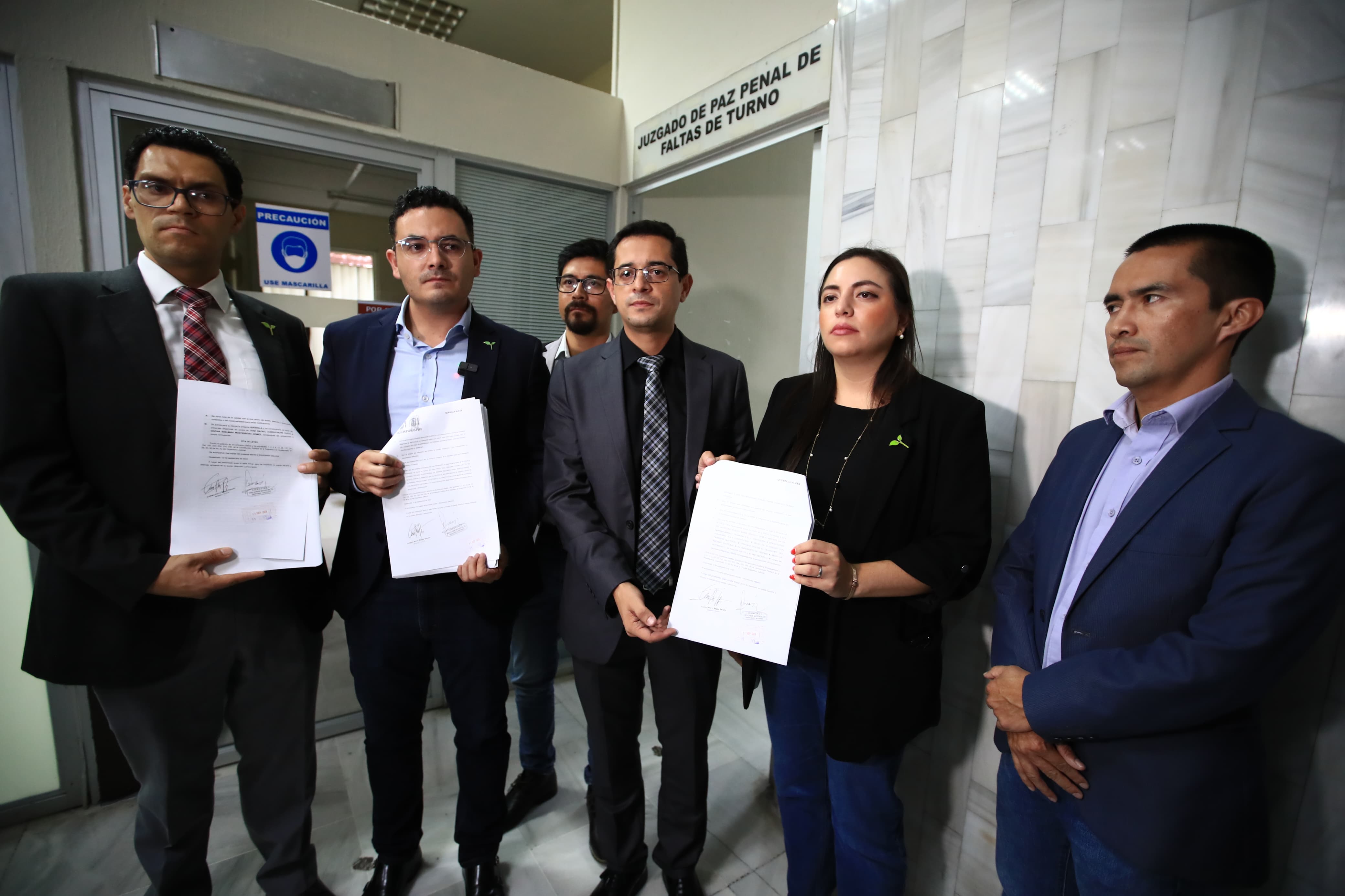 Diputados de la Bancada Semilla han presentado varias acciones legales en contra del fiscal Rafael Curruchiche. (Foto Prensa Libre: Carlos Hernandez Ovalle)