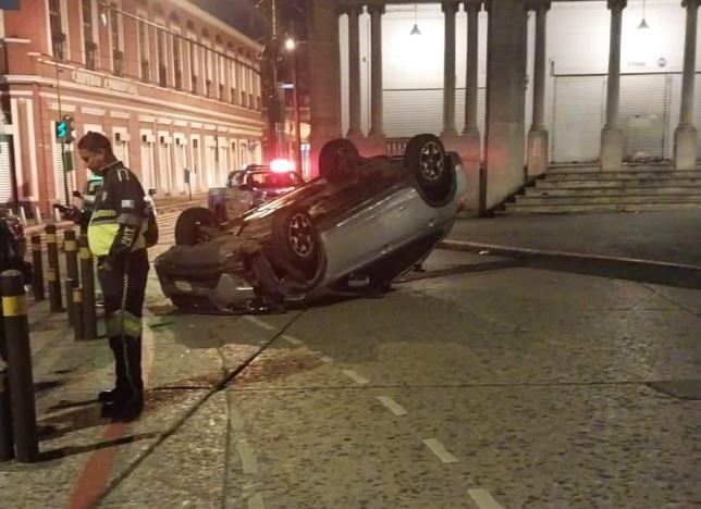 ACCIDENTE FRENTE A LA CATEDRAL