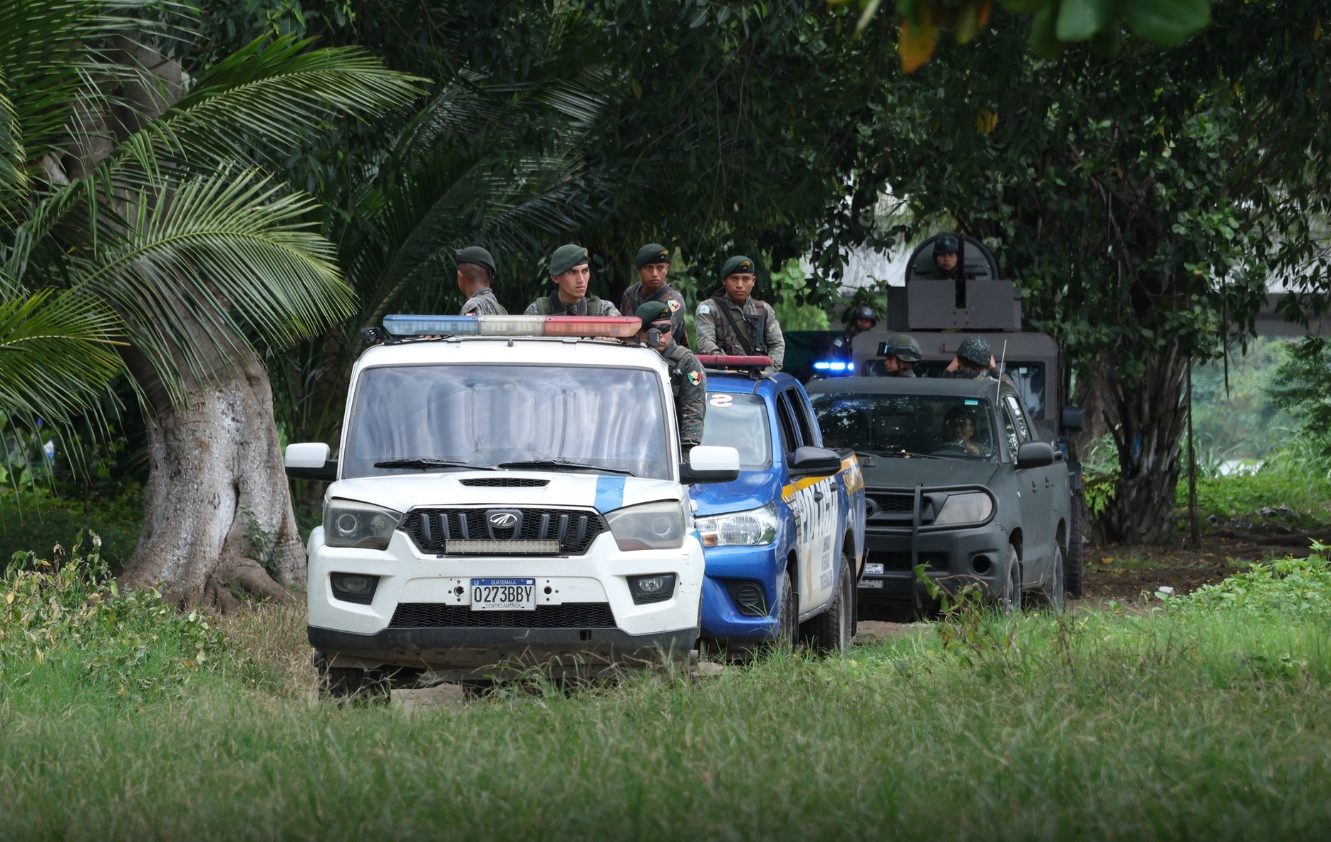 Desde finales de agosto fuerzas combinado han patrullado calles y avenidas de Ayutla (Tecún Umán), San Marcos. Aún así han ocurrido crímenes violentos. (Foto Prensa Libre: Municipalidad de Ayutla).