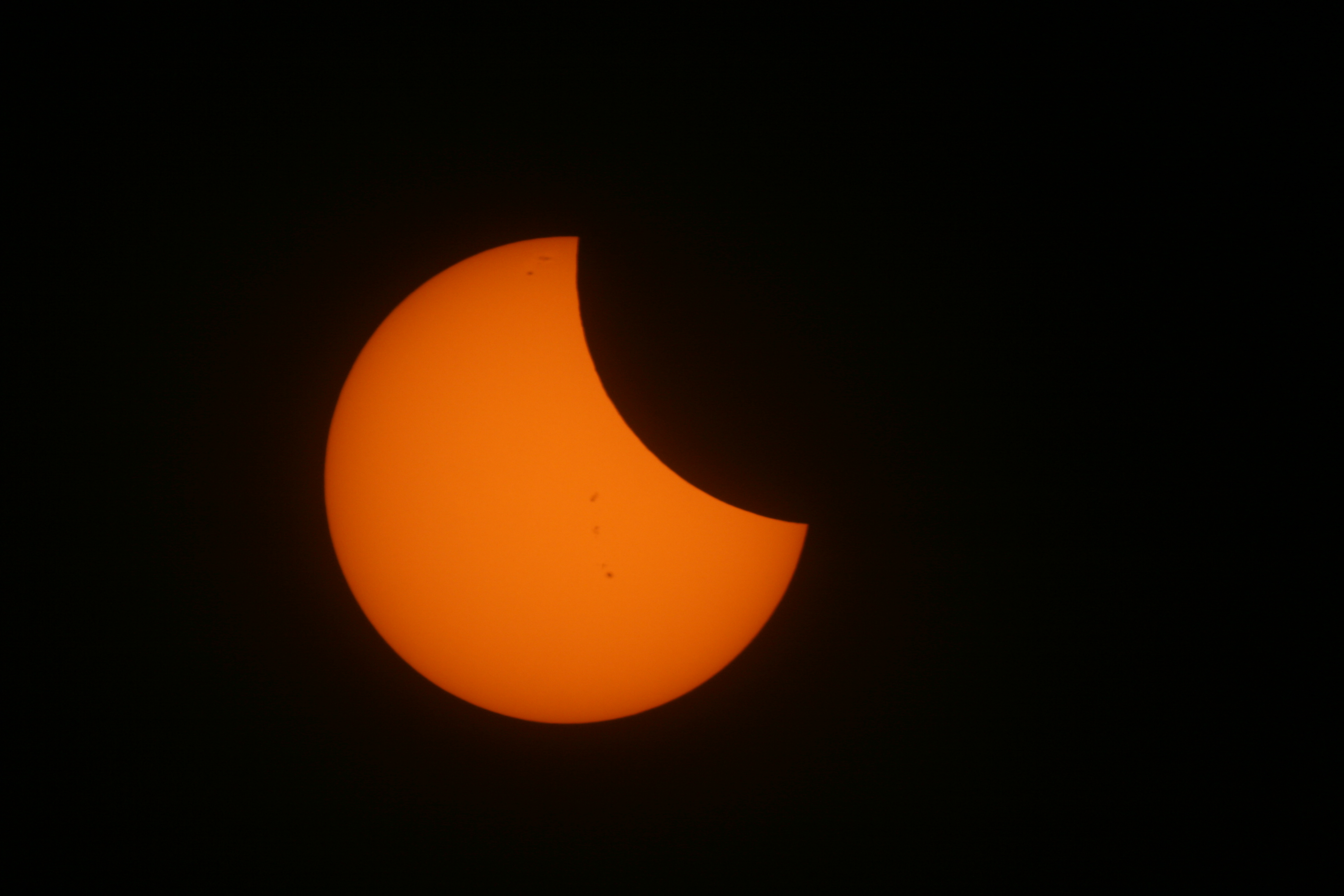 Fotografía de un eclipse solar