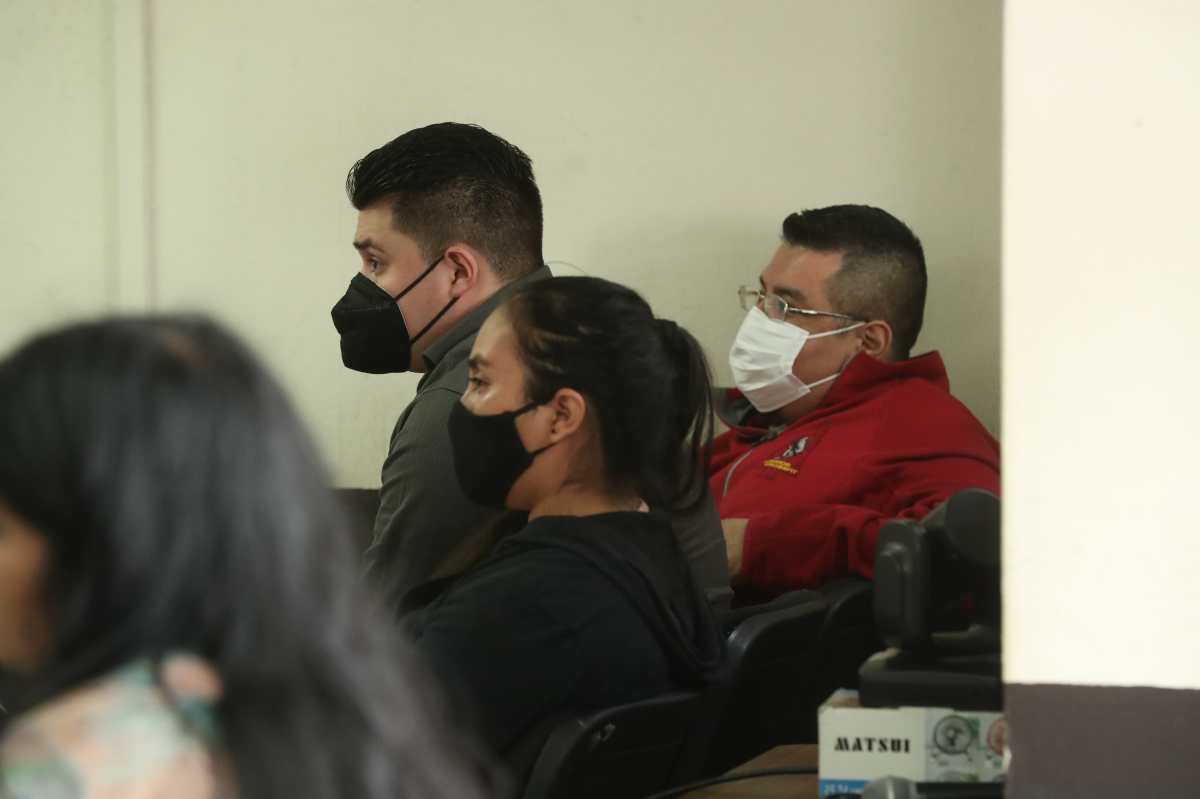 Audiencia contra implicados en el caso Yahaira Ajú. (Foto Prensa Libre: Esbin García)