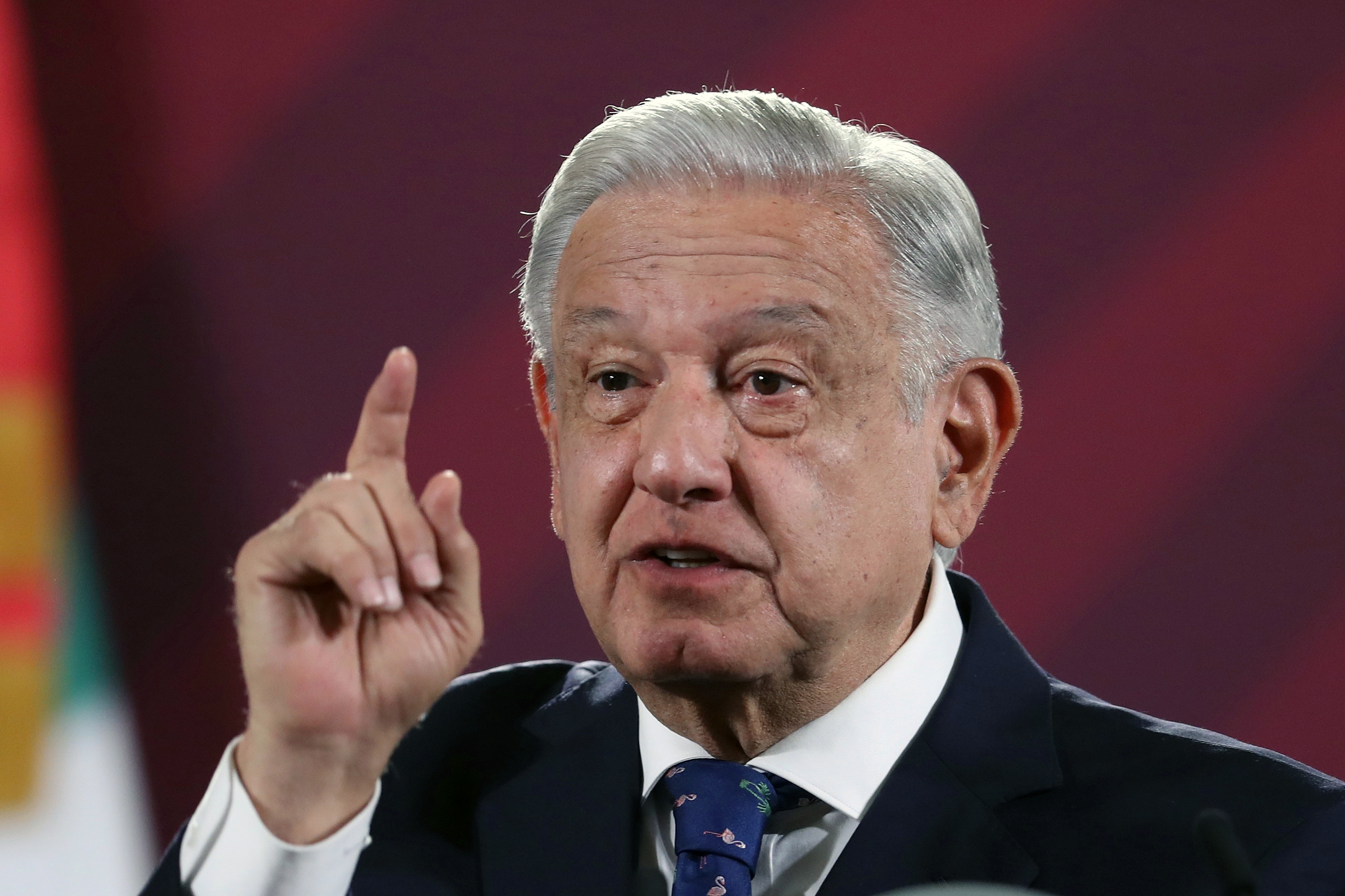 El presidente de México, Andrés Manuel López Obrador, reconoció este martes que existen disputas en la frontera sur por narcotráfico, pero también criticó a la "derecha" por esparcir estas disputas como "propagandas". (Foto Prensa Libre: EFE/Sáshenka Gutiérrez)