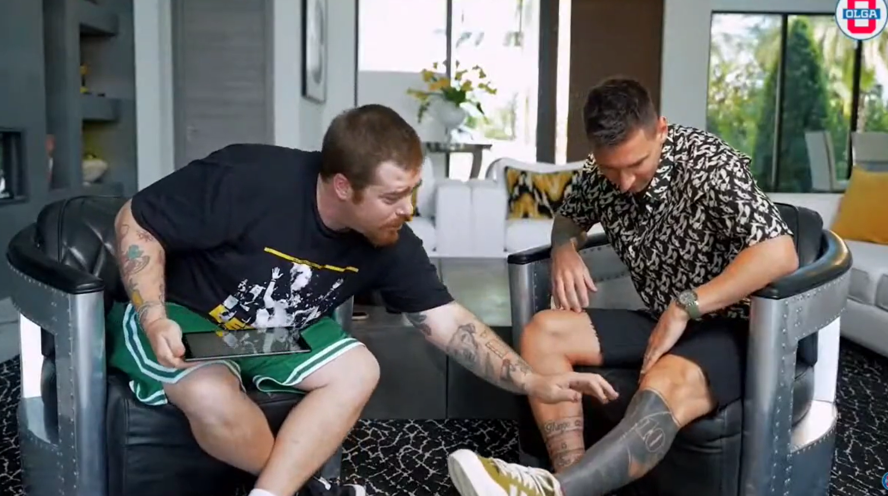 El divertido momento entre Messi y Migue Granados