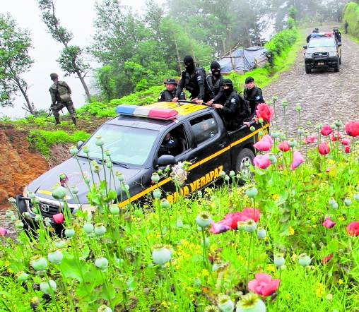 Los múltiples enfrentamientos que han ocurrido en las últimas décadas han propiciado que los gobiernos impongan estados de excepción en Tajumulco e Ixchiguán, San Marcos. Los grupos pelean en estos lugares por la siembra de amapola, el tráfico de armas y contrabando aduanero. (Foto Prensa Libre: Hemeroteca PL).