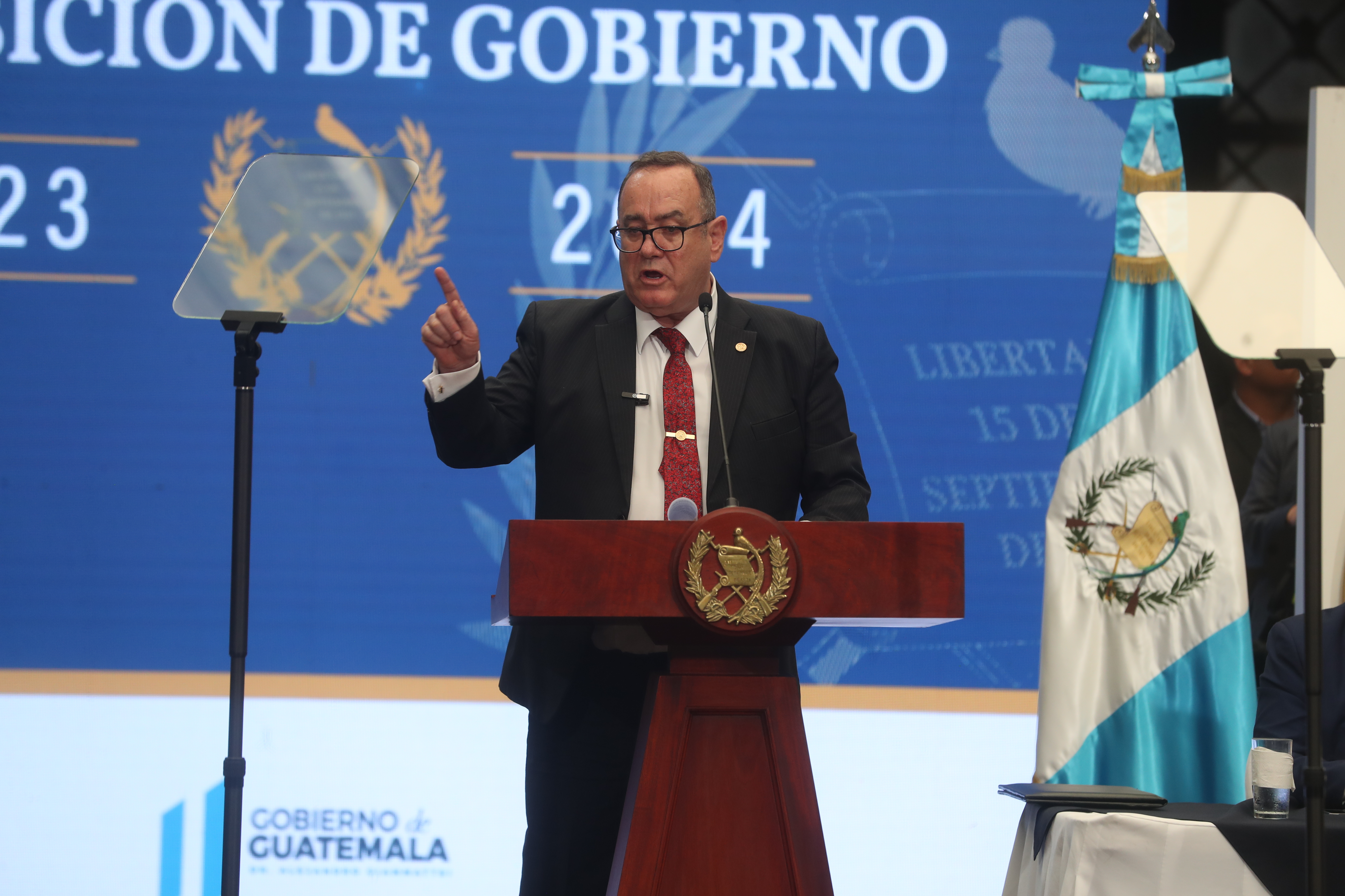 Alejandro Giammattei, presidente de Guatemala. (Foto Prensa Libre: Juan Diego González) 