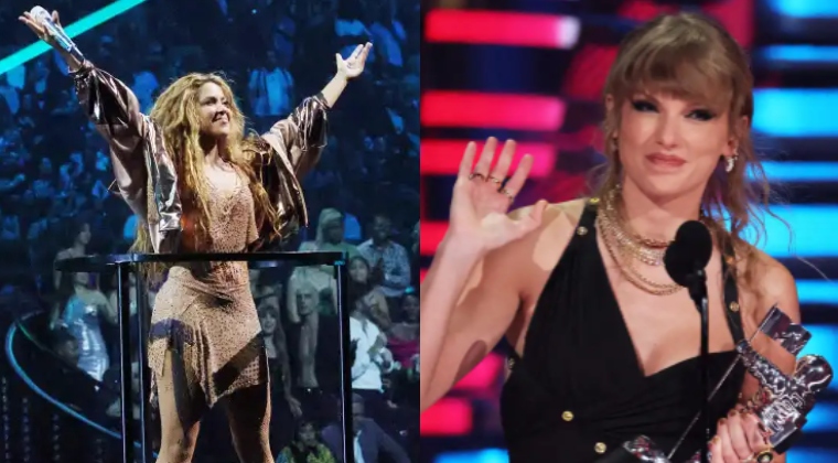Reacción de Taylor Swift a presentación de Shakira