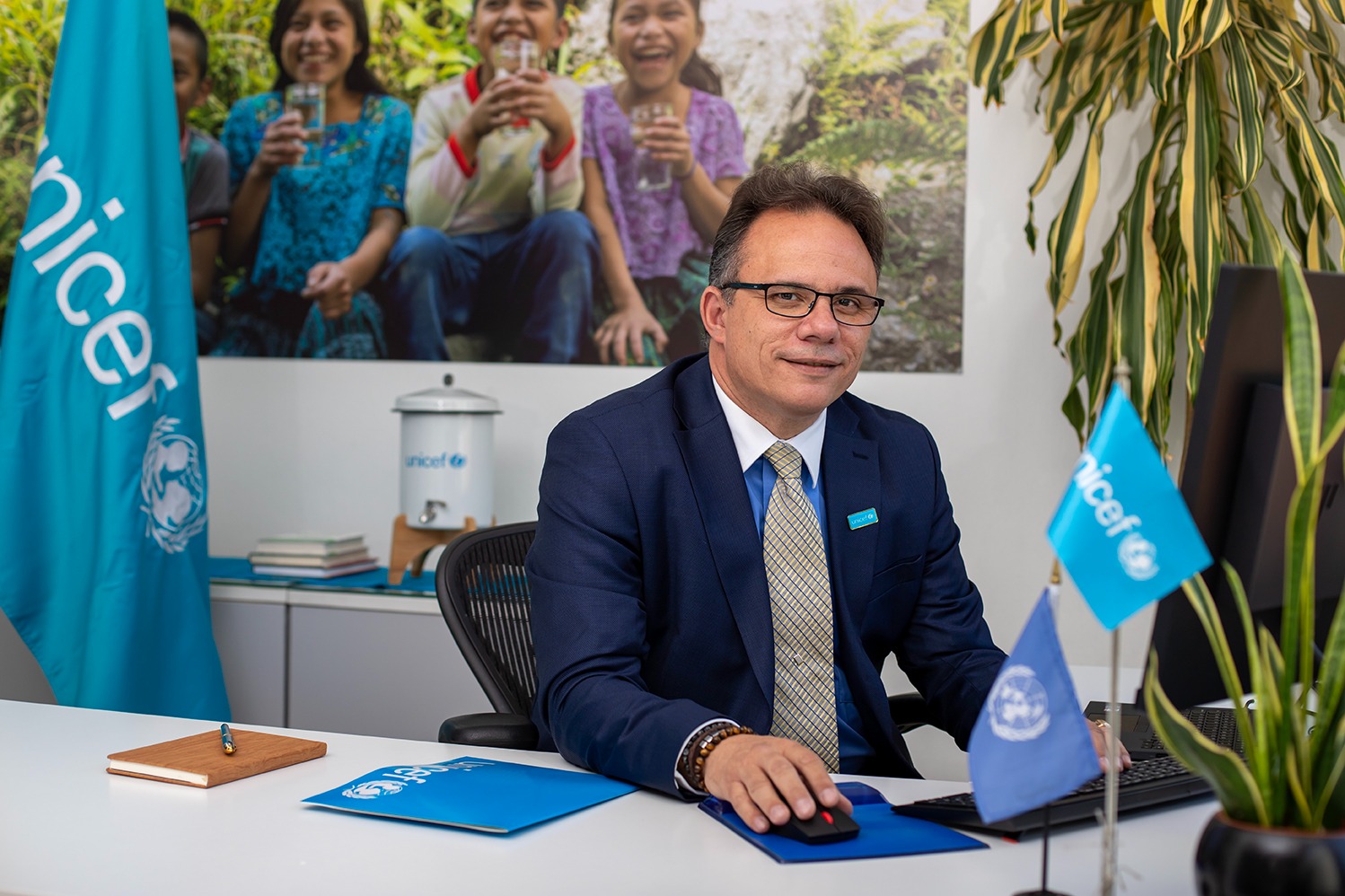 Manuel Rodriguez Pumarol es el nuevo representante de Unicef para Guatemala. (Foto Prensa Libre: Cortesía Unicef Guatemala)
