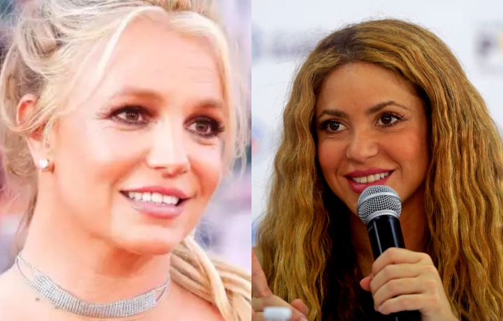 Fotografías de Shakira y Britney Spears