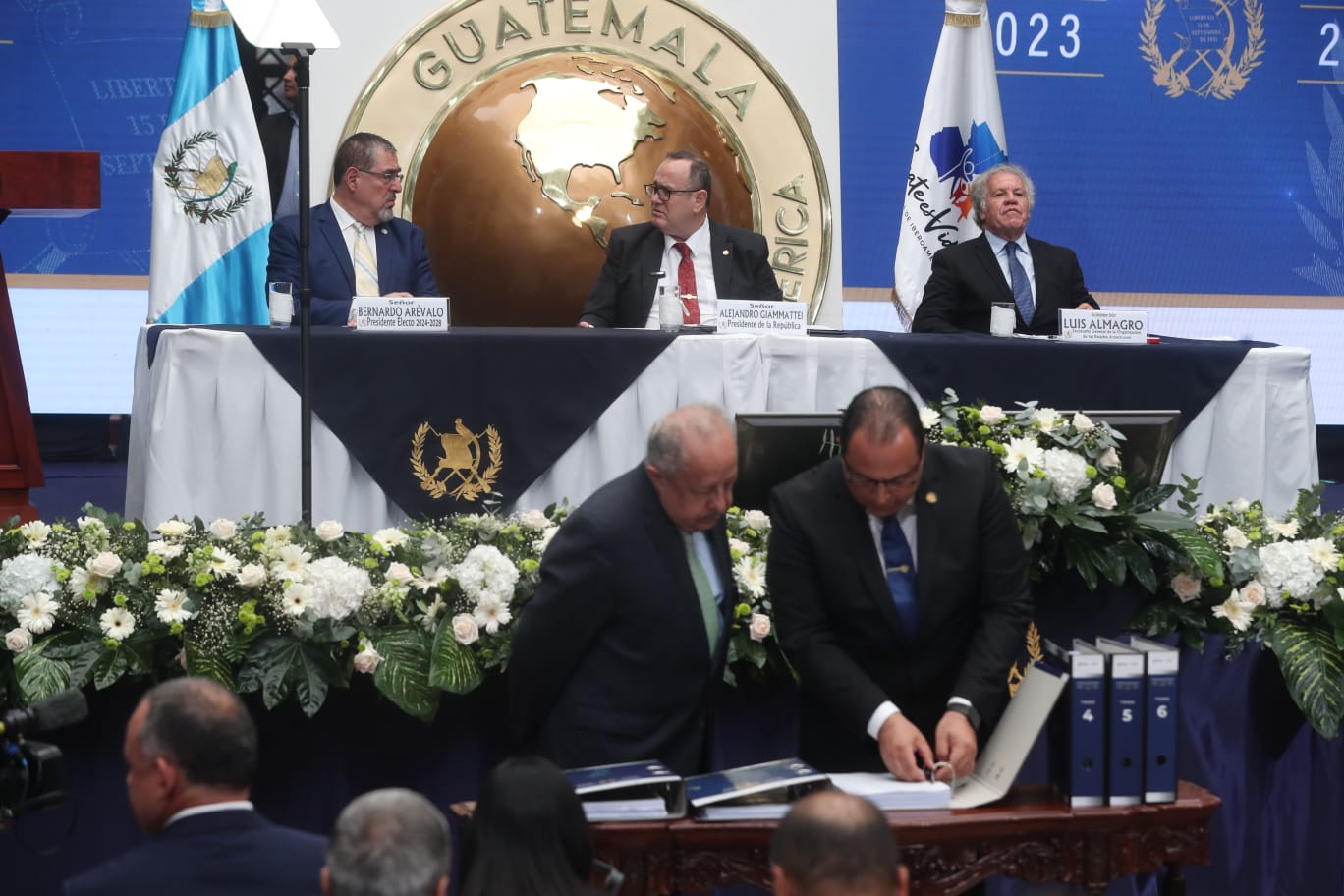 El gobierno entrante pidió priorizar cinco instituciones en las reuniones sectoriales. (Foto Prensa Libre: Juan Diego Gonzáles)