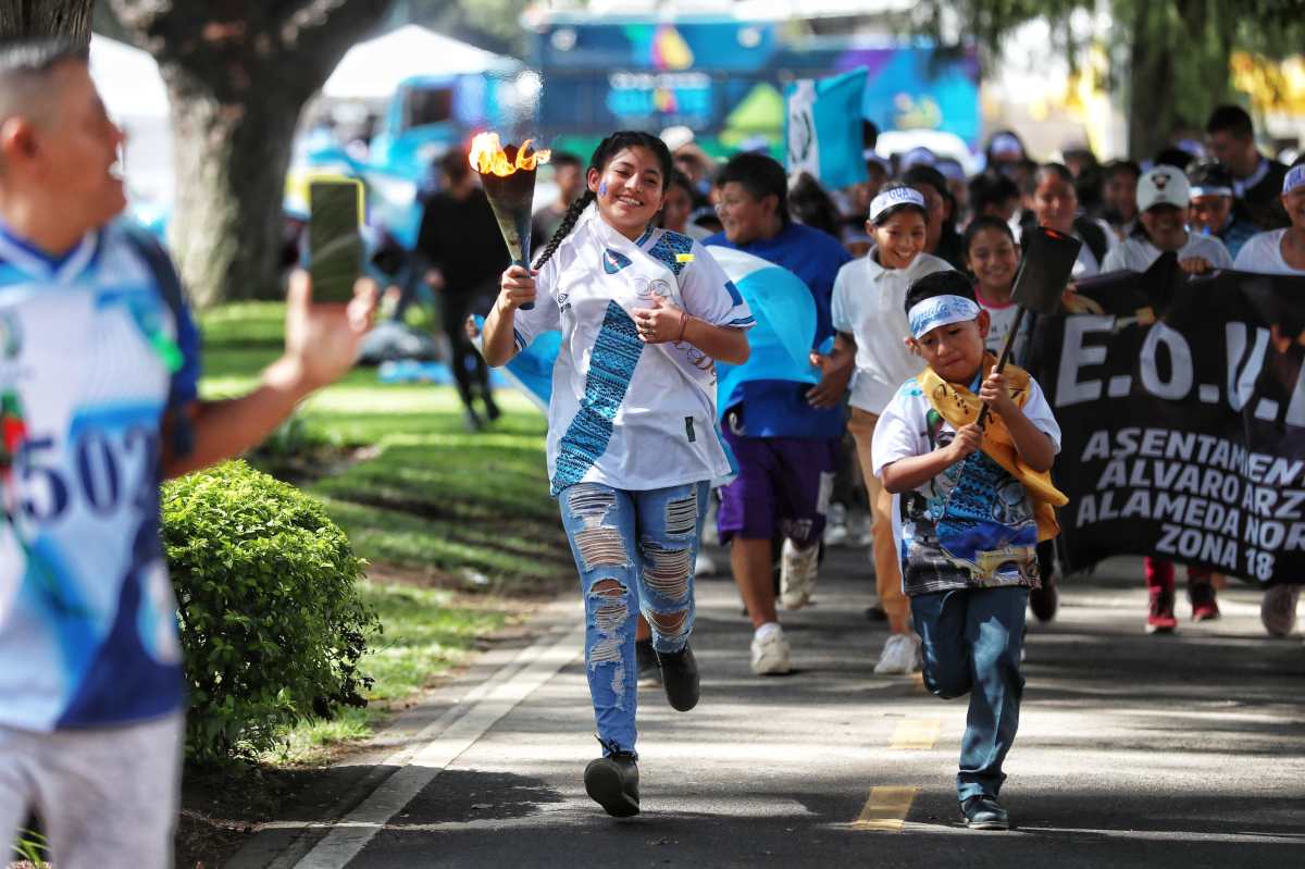 Antorchas por la independencia de Guatemala. 14 de septiembre