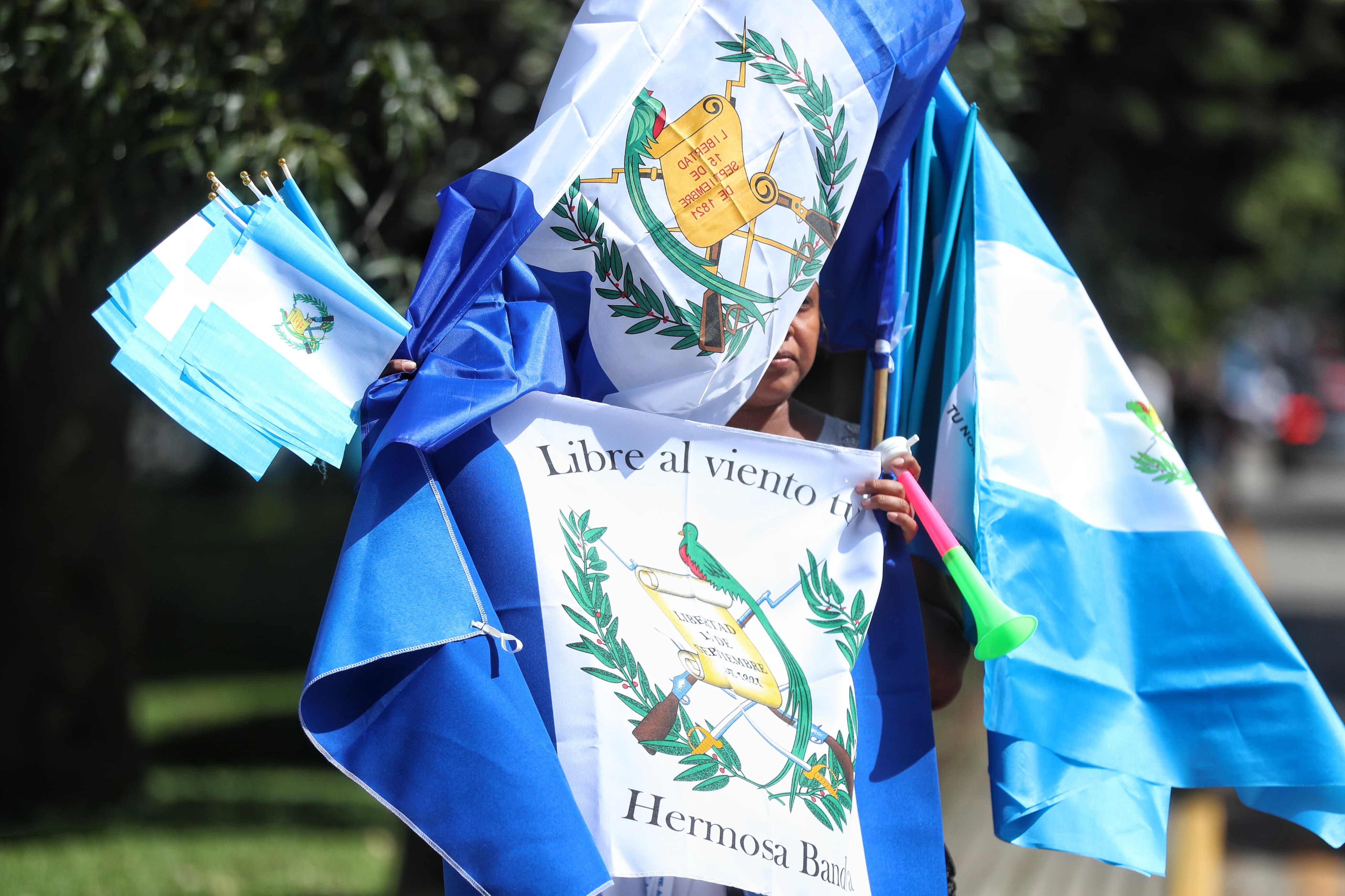 Antorchas por la independencia de Guatemala. 14 de septiembre'