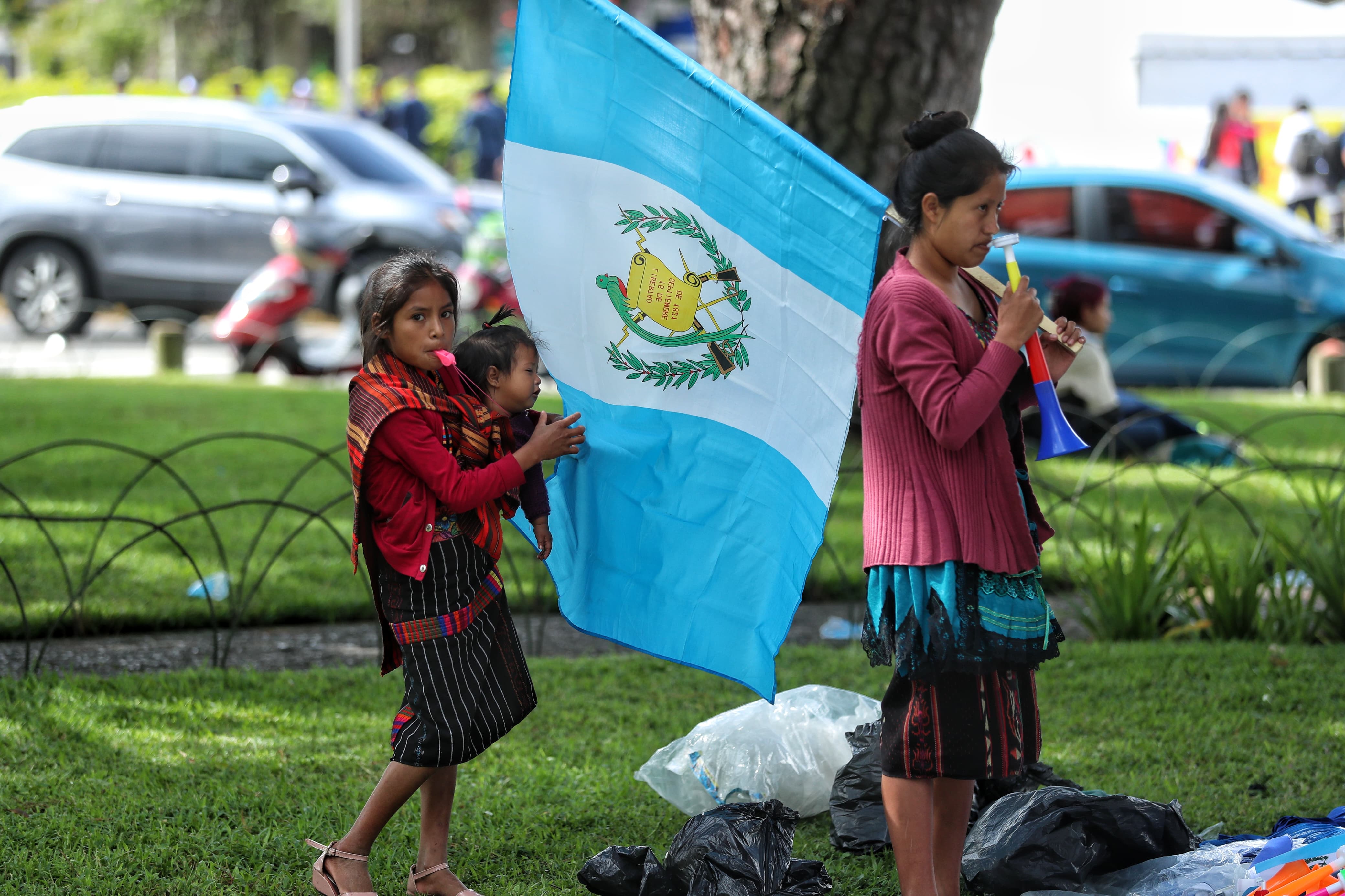 Antorchas por la independencia de Guatemala. 14 de septiembre'