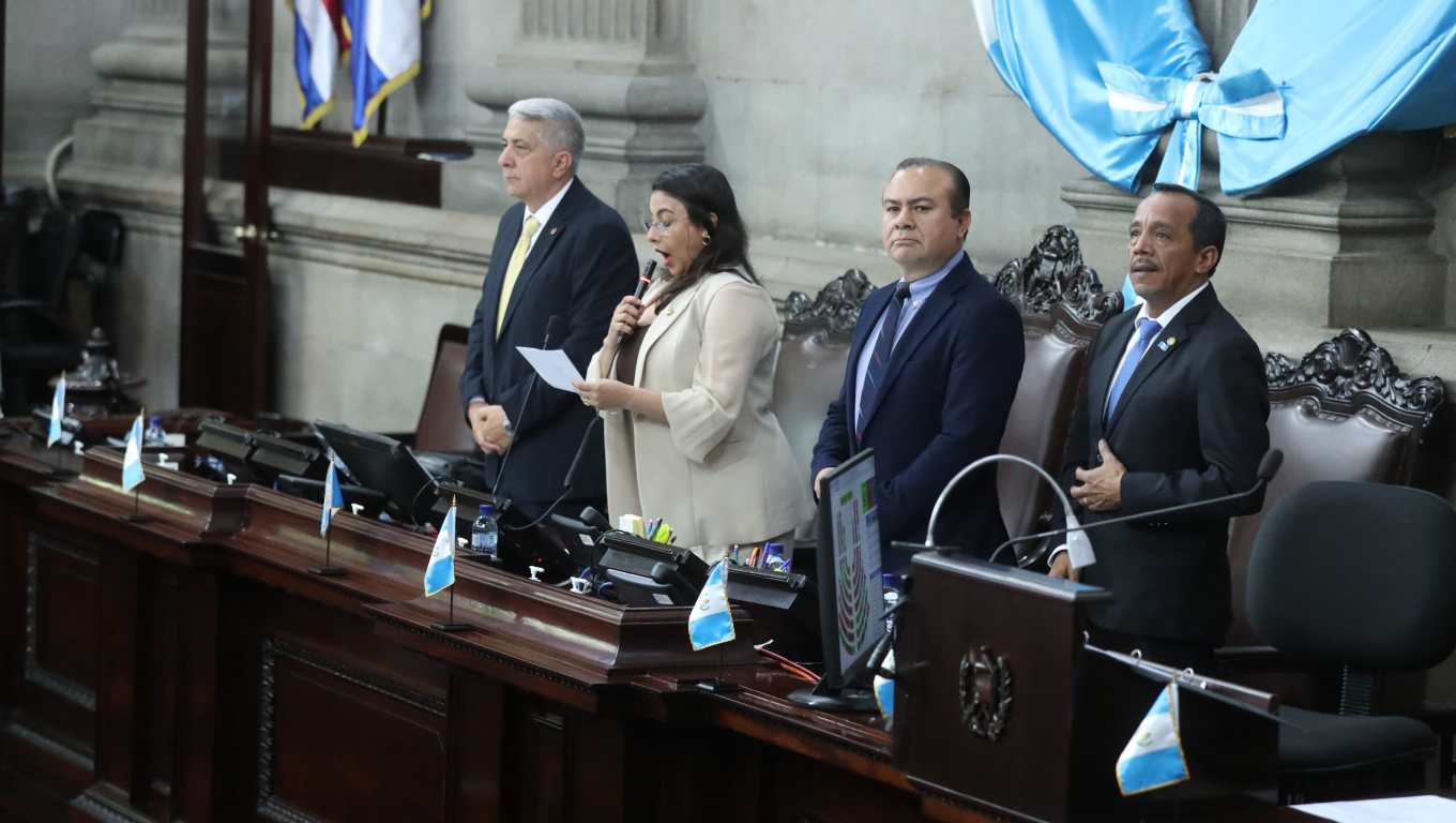 La diputada Shirley Rivera, presidenta del Congreso, es la ponente de la ley. Fotografía: Prensa Libre (Esvin García).