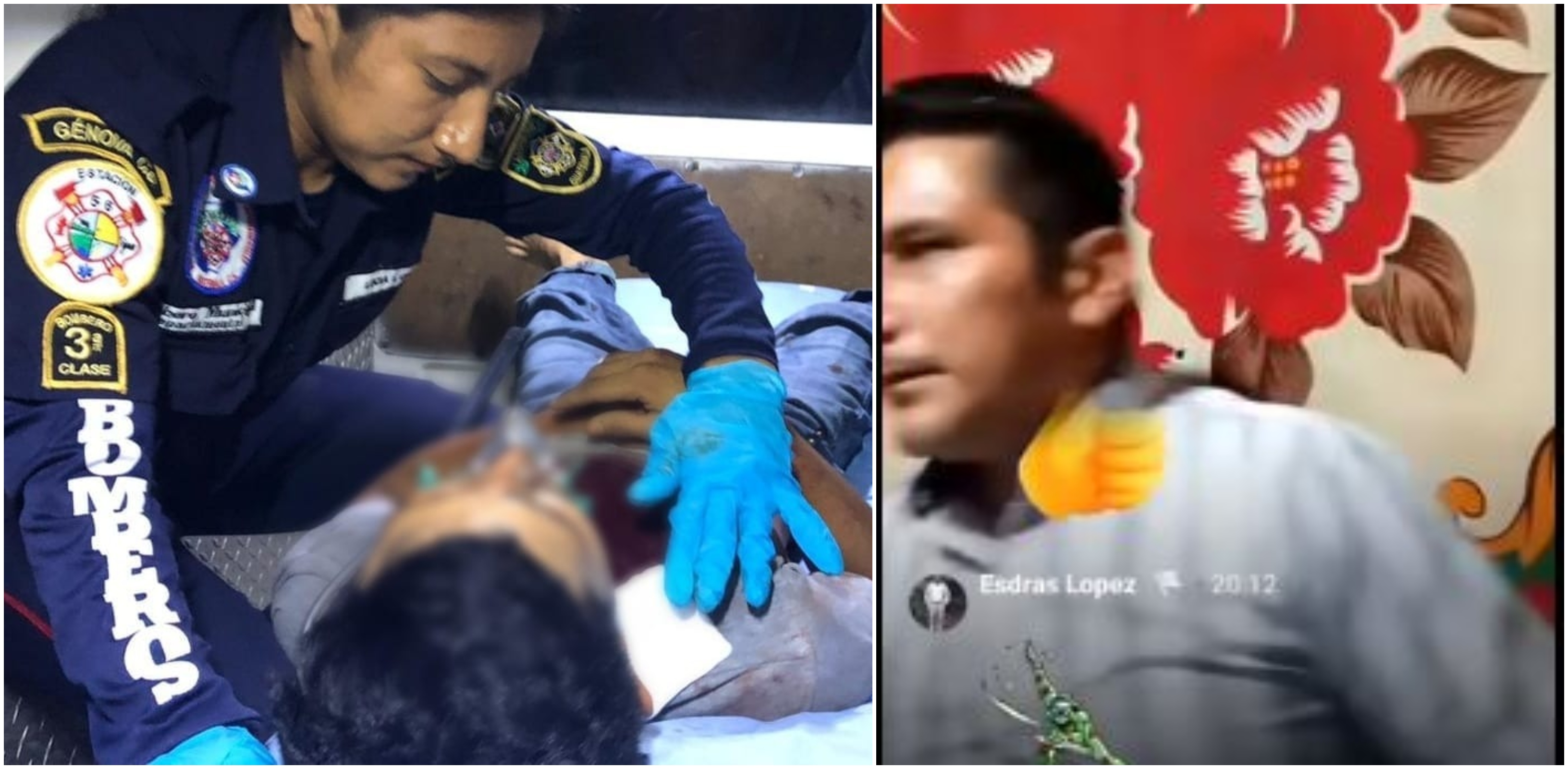 Sujetos armados dispararon contra el hijo de un pastor evangélico en Flores Costa Cuca, Quetzaltenango el 23 de septiembre. Una transmisión en vivo registró los momentos de angustia de la familia. (Foto Prensa Libre: BMD y Facebook).