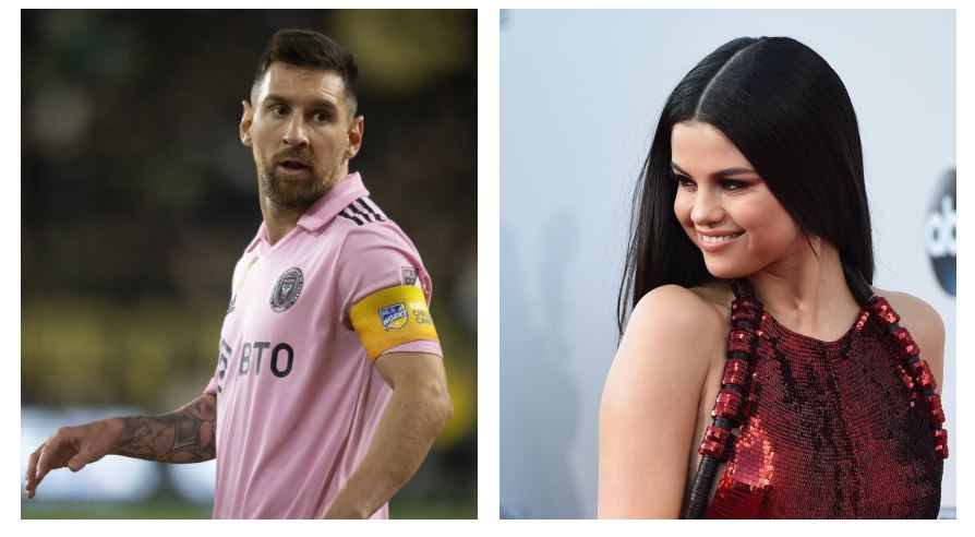 Messi y Selena Gómez