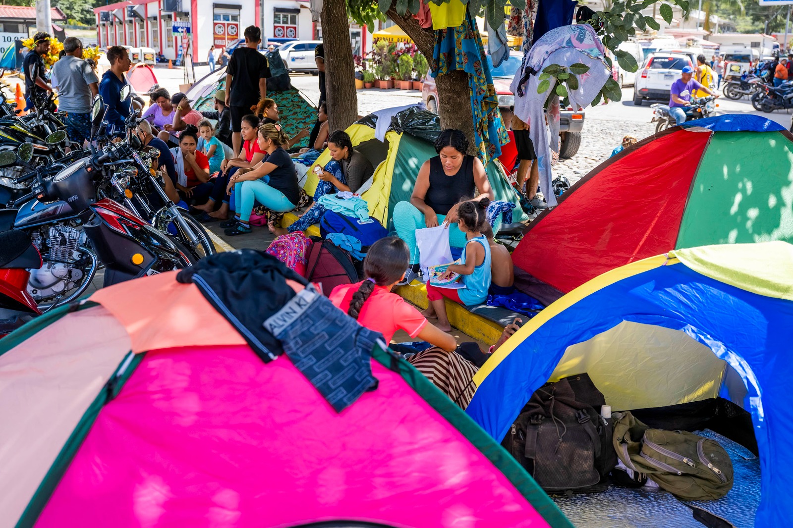 En Esquipulas permanece una alta cantidad de migrantes de Centro y Sudamérica que necesitan ayuda humanitaria. (Foto Prensa Libre: Cortesía Unicef)