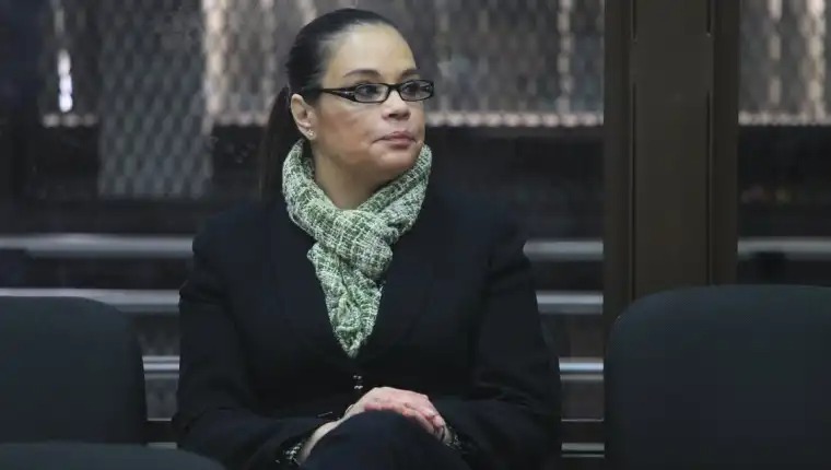 roxana baldetti durante una audiencia judicial