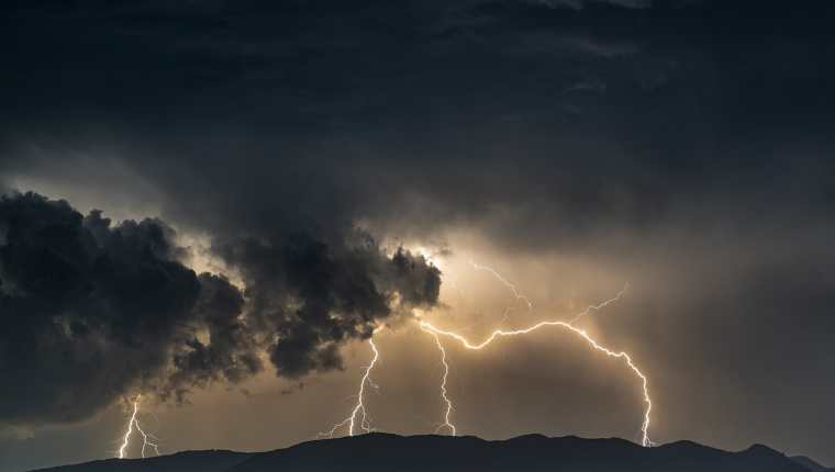 Insivumeh emitió un aviso de la formación de tormentas eléctricas. (Foto Prensa Libre: Insivumeh)