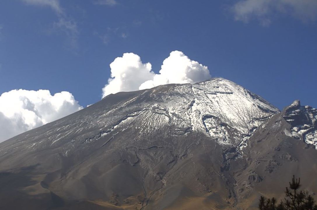 Volcán Popocatépetl. @CNPC_MX