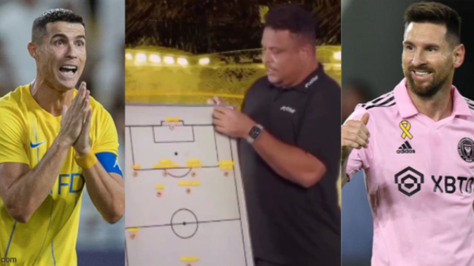 El exjugador de la selección brasileña, Ronaldo Nazario, eligió su XI ideal con un video colgado en sus redes sociales. (Foto Prensa Libre: Captura de pantalla)