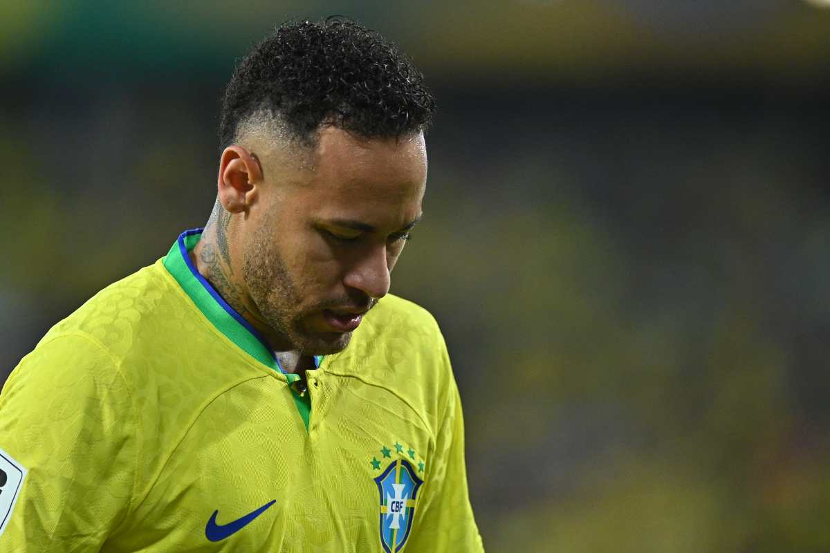 Neymar sufrió una agresión tras el partido de Brasil y Venezuela