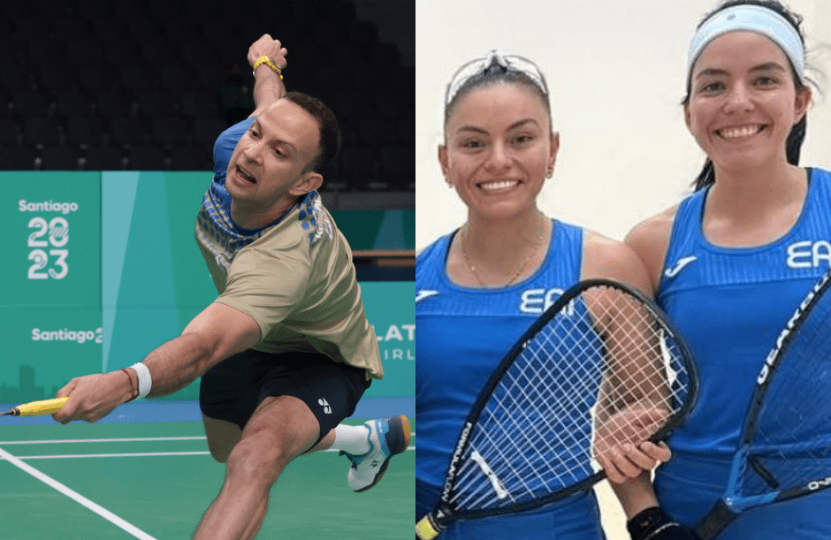 Kevin Cordón en bádminton y ráquetbol