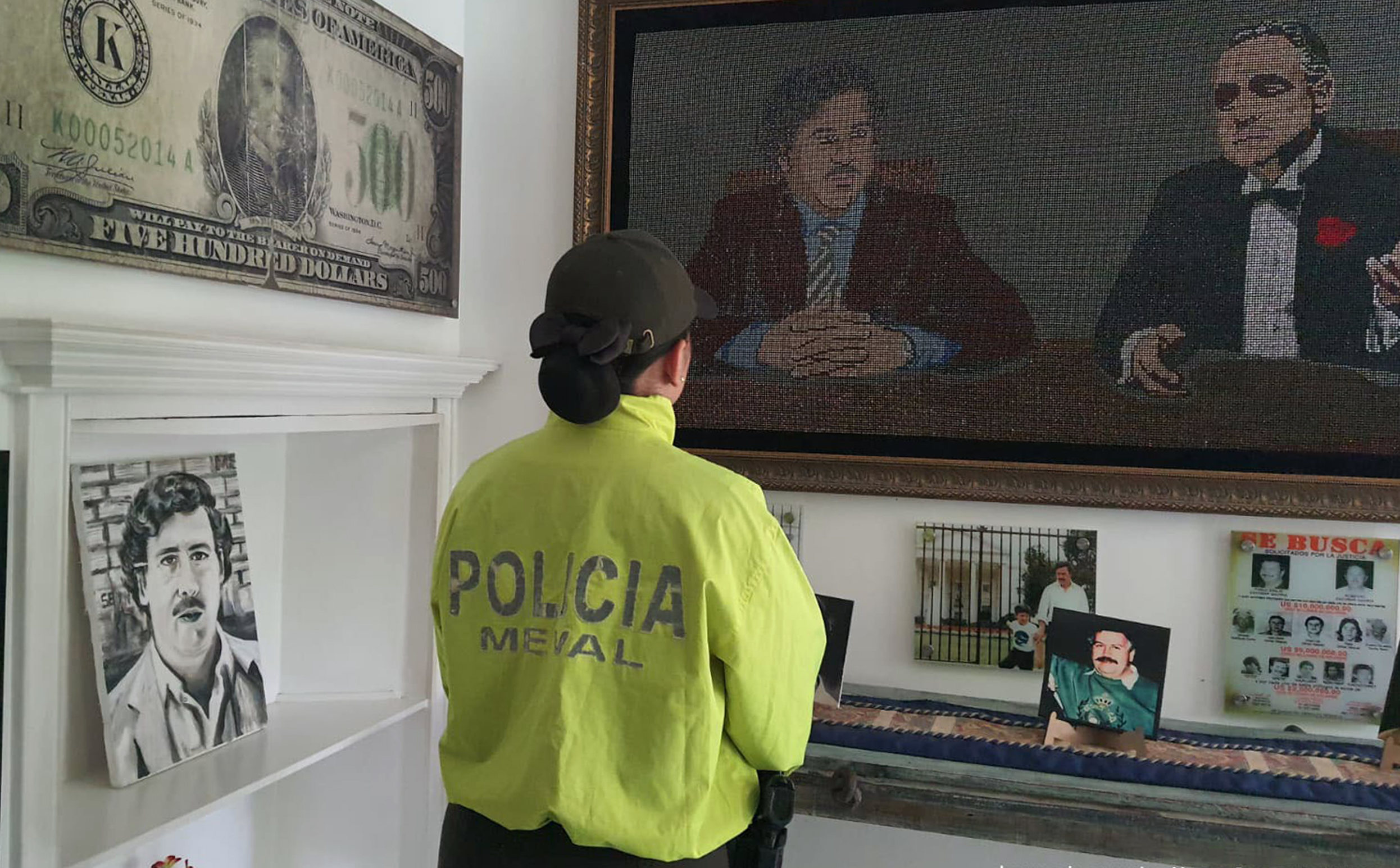 La Fiscalía de Colombia ocupa “el museo” de Pablo Escobar, el fallecido líder del Cartel de Medellín. (Foto Prensa Libre: EFE/ Fiscalía de Colombia)