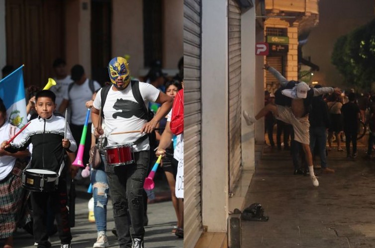 De la protesta a la violencia: Los dos tipos de manifestantes que se distinguen con claridad en movilizaciones
