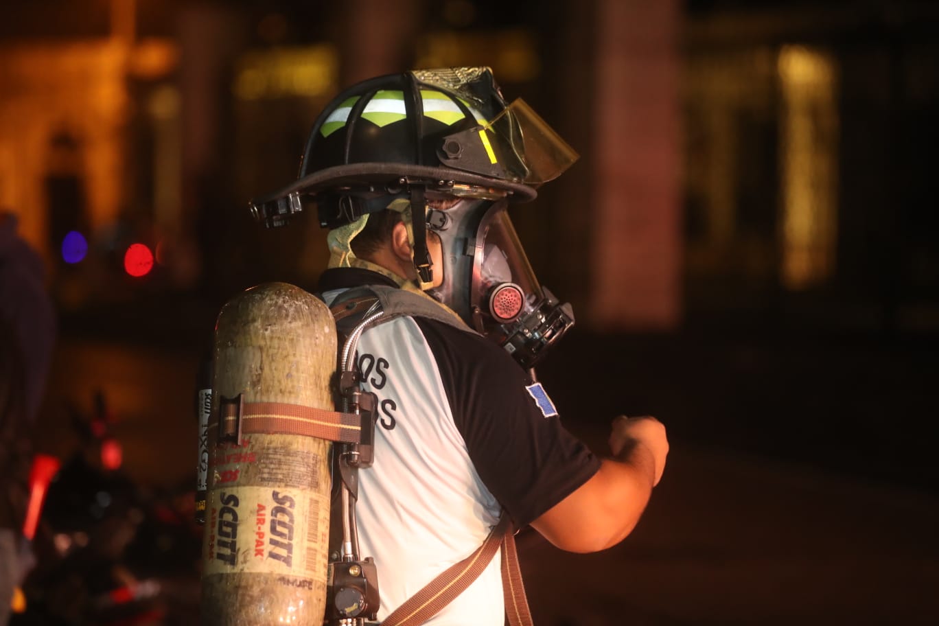 Primeras horas de la noche del 9 de octubre son marcadas por tensión en la ciudad capital'