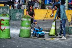 Fotos: Así transcurre el décimo día de bloqueos en el departamento de Guatemala este 11 de octubre de 2023