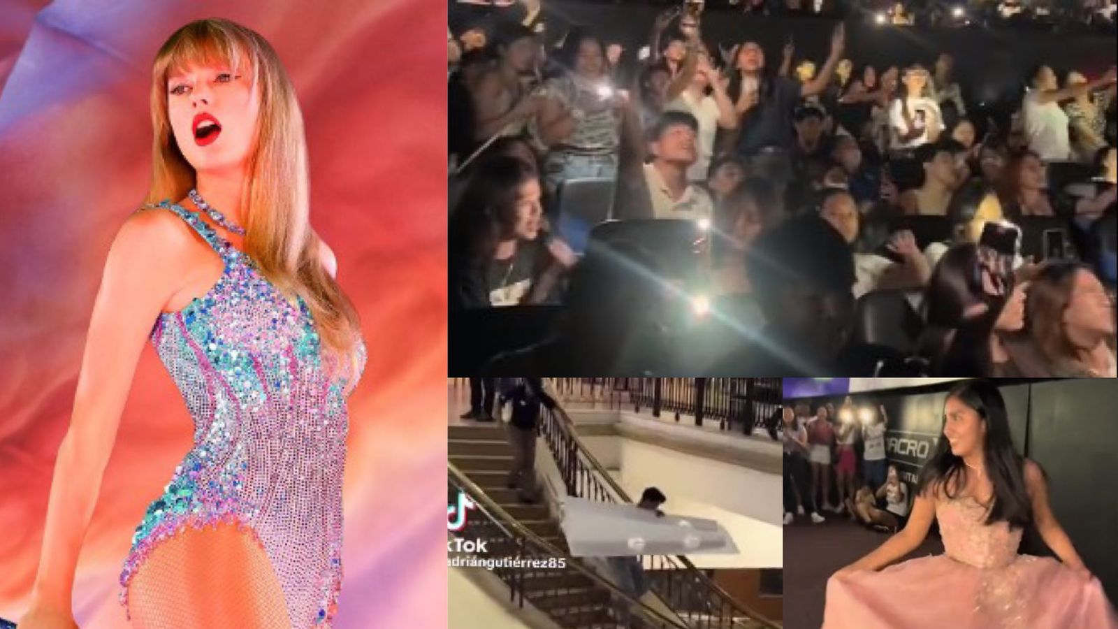 Taylor Swift, The Eras Tour: Desde llantos y robos de promocionales, hasta quinceañeras bailando el vals en las salas de cine