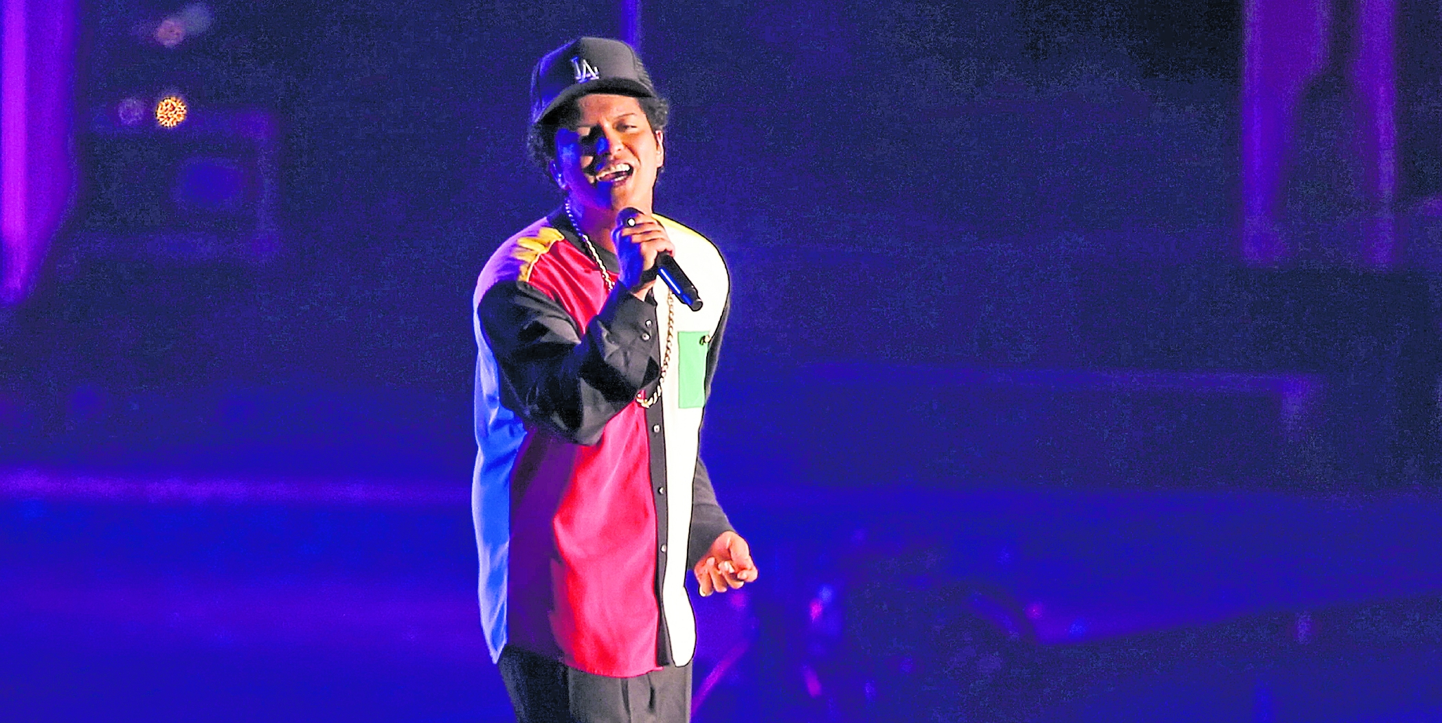 Una  fotografía de Bruno Mars durante un evento en 2018.  (Foto Prensa Libre: EFE)