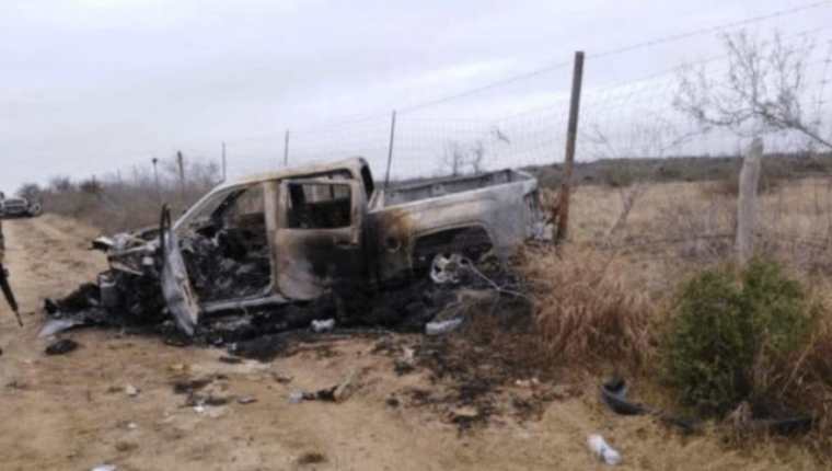 En la masacre de Camargo, Tamaulipas murieron 16 migrantes guatemaltecos., quienes fueron quemados y dejados dentro de un vehÃ­culo. (Foto Prensa Libre: Hemeroteca PL)