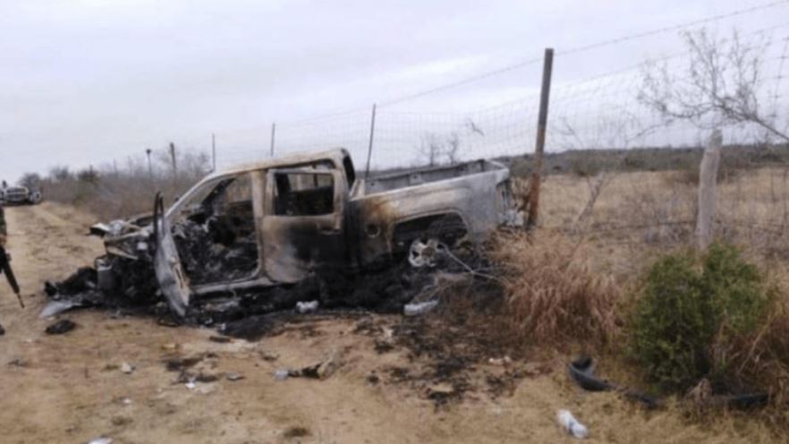 En la masacre de Camargo, Tamaulipas murieron 16 migrantes guatemaltecos., quienes fueron quemados y dejados dentro de un vehículo. (Foto Prensa Libre: Hemeroteca PL)

